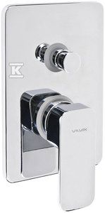 Valvex Vgradna armatura za kad in tuš Loft, krom
