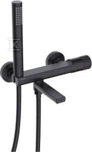 Valvex Kopalniška armatura DECOR BLACK, stenska, z dodatki