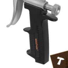 BIGSTREN Kovinska pištola za montažno peno z natančno regulacijo pretoka, profesionalna pištola za PU peno, aluminijasto ohišje, univerzalni T-navoj, za mojstre in DIY uporabo