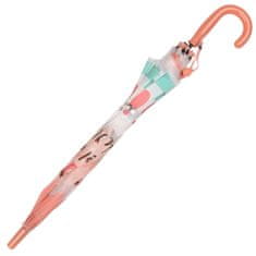 sarcia.eu Avtomatski dežnik za otroke, beli medved, zložljiv dežnik s piščalko 83 cm