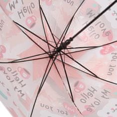 sarcia.eu Avtomatski dežnik za otroke, beli medved, zložljiv dežnik s piščalko 83 cm