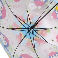 sarcia.eu Avtomatski otroški dežnik, pingvin, zložljiv dežnik s piščalko 83 cm