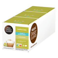 Nestlé NESCAFÉ Dolce Gusto Cappuccino Skinny Unsweetened kapsule za kavo (48 kapsul / 24 napitkov)