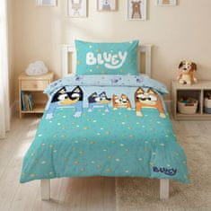 sarcia.eu BLUEY Obratna otroška posteljnina z zadrgo, 100% bombažna posteljnina 135x200cm+74x48cm OEKO-TEX