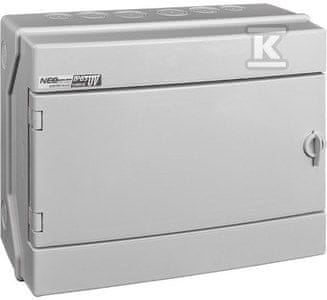 slomart Nadometna razdelilna omarica RH-12/UV IP65 500V AC, 1500V DC PV