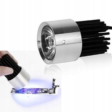 Rosfix UV Lamp za Strjevanje Spajkalne Maske – USB 5V Napajanje, 180 Cm Cable, 5.9x3.9 Cm, Vijolična LED | za Servis Tiskanih Vezij