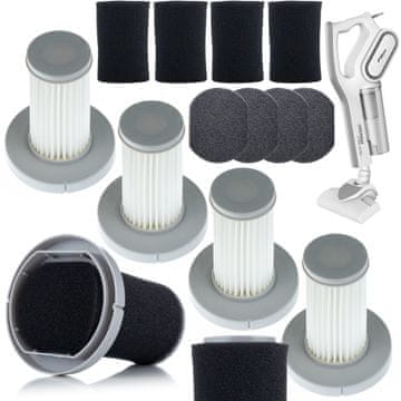 Rosfix Set Filtrirnih Vložkov za Sesalnik Deerma DX700/DX700S – 4x Glavni + 4x Penasti | Ø80/41 Mm, Višina 99 Mm