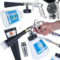 Rosfix Tornado T02 II Brizgalna Glava – 1L Rezervoar, 6–9 Bar, Aluminij, 1/4 Priključek | za Tapetništvo