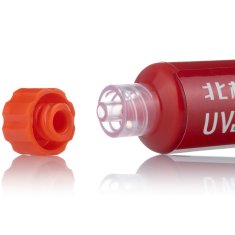 Rosfix Rdeča UV Soldermaska 10 Ml – Zaščita PCB, Neprevodna, Hitro Strjevanje | 365 Nm, 95 Mm Strižka
