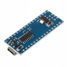 OEM Modul Nano 3.0 ATmega328 CH340 – Združljiv z Arduinom | 5V, 32kB Flash, 16MHz, 14 V/I, SMD