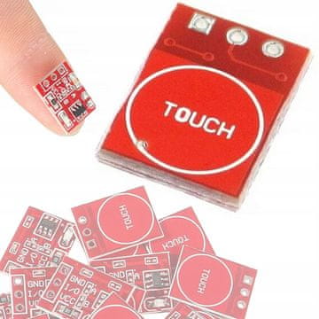 Rosfix TTP223 Kapacitivni Dotik Modul – Digitalni Izhod, 2–5.5V, 13.97×10.79 Mm | za DIY Projekte