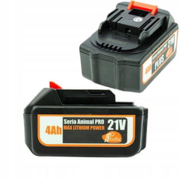 Rosfix Akumulator 21V 4Ah – za Orodja Serije Animal PRO | MAX Lithium Power, Kompatibilen iz Makite