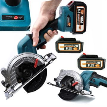 Rosfix Bark Beetle BB21V Akumulatorska Krožna Žaga – 2x 4Ah, 6500 Vrt/min, 125 Mm, 0–45° | Brezkrtačni Motor