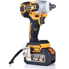 Rosfix Oranžni Doberman OD21V Akumulator Udarni Ključ – 350 Nm, 2x 4Ah, 1/2, 21V | Brezkrtačni Motor