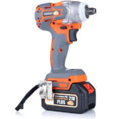 Rosfix Oranžni Doberman OD21V Akumulator Udarni Ključ – 350 Nm, 2x 4Ah, 1/2, 21V | Brezkrtačni Motor