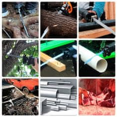 Rosfix Set Rezil za Sabljasto Žago – 150/200 Mm, 6–18 TPI, Jeklo, za Les in Kovino | RW21V