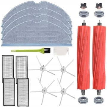 Rosfix Set Bonus Opinion za Roborock S7 – 11-Delni Komplet | HEPA Filtri, Glavne in Stranske Krtače, Sonic Mop | za Robote S7/S7 MaxV/S70