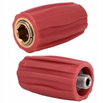 Rosfix QuickConnect KEW D12 1/4M – Gnezdo za Hitro Spojko za Tlačni Čistilnik | 250 Barov, 150°C, 1/4 Zunanji Navoj | za Nilfisk, KEW, Kranzle