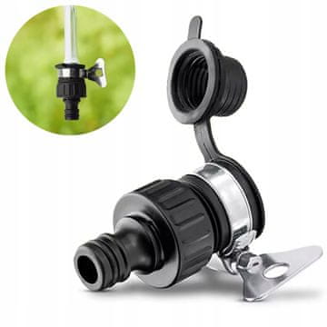 Rosfix Adapter za Pipo brez Navoja – Nastavljiva Sponka, Click Sistem, Ø15–20 Mm | Cat Kakovosten Rezervni Del za Kärcher | za Vrt v Čistilcah