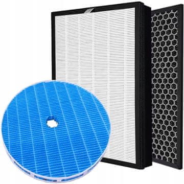 Rosfix Set Filtri za Philips AC3829/10 – HEPA FY2422, Ogljikov FY2420, Vlažilni FY3435 | 99,97 % Učinkovitost | Čiščenje in Vlaženje Zraka