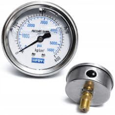 Zenthril Zenthril Manometer za Airless Brizgalno Napravo Surge Eco/WF 1800W – 5600 PSI, G 1/4 | Nerjaveče Jeklo