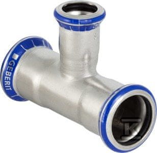 slomart Geberit Mapress Edelstahl reducirani T kos d76,1-22