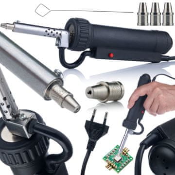 Rosfix Electric PRO Ročna Električna Razpajkalna Postaja – 350w, 30w Grelec, 3 Šobe, EU Vtič | AC220v