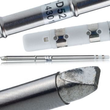 Rosfix T12-D52 Spajkalna Konica z Vgrajenim Grelnikom – Hitro Segrevanje, Thermopar, 300 °C v 10 s | za T12 Spajkalne Postań | Precizno Spajkanje