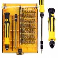 Rosfix Set Precizijsko Orodje MasterSet 45v1 – Magnetni Biti, Podaljšek, 45 Kosov | za GSM, RTV, Dom