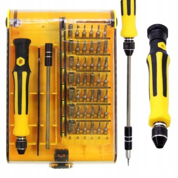 Rosfix Set Precizijsko Orodje MasterSet 45v1 – Magnetni Biti, Podaljšek, 45 Kosov | za GSM, RTV, Dom