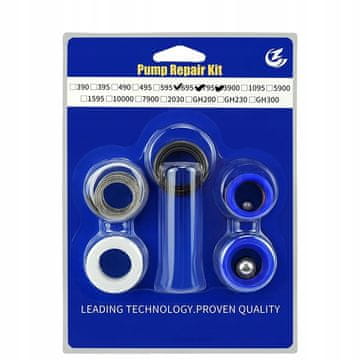 Rosfix Nadomestni Del za Barvalno Črpalko Graco Ultra Max II 695/795, GMax, LineLazer 3900 | Tesnila, Kroglice, O-Obročki