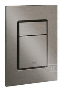 slomart Skate Cosmopolitan S tipkovnica za splakovanje, brušen trdi grafit, za majhne revizijske jaške