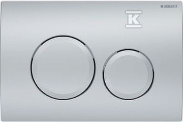 slomart Geberit Delta20 splakovalna tipka, sprednja, krom-mat, okrogla