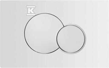 slomart Gumb za splakovanje Eclipse 2, bel