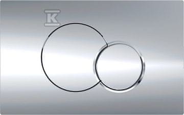 slomart Eclipse 2 gumb za splakovanje, krom