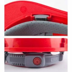 Rosfix Zaščitna Čelada PP-4K – HDPE, 4 Ventilacijske Reže, 6-Točkovno Vpetje, Rumena | -10°C do +50°C