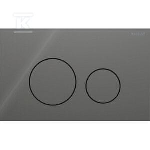 slomart Geberit Sigma40 splakovalna tipka, sprednja montaža, lava steklo, okrogla