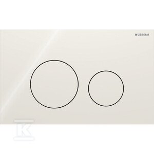 slomart Geberit Sigma40 splakovalna tipka, sprednja montaža, pesek sivo steklo, okrogla