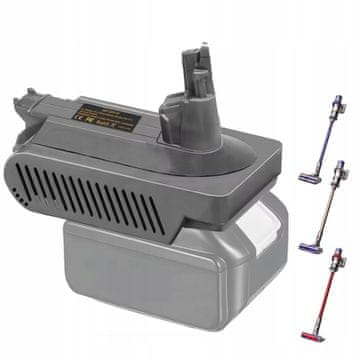 Rosfix Adapter Baterije – Nadomestni Del za Sesalnik Dyson v10 | za Makita 18v, ABS, Zaščita