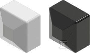 slomart Zaščitni pokrov za aluminijasti profil NOPAL40x40CZ črn RAL9005