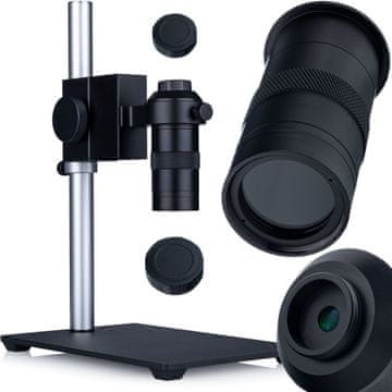 Rosfix Mikroskop ODM-100X Planets PRO – Digitalni Mikroskop | 100X Povečava, 40–400 mm, C-Mount 25 mm, Steklena Optrika