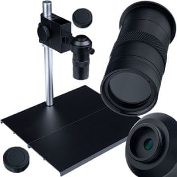 Rosfix ODM-100X Planets PRO Mikroskop – 100X Optični Zoom, Podstavek 290X260 mm | C-Mount 25 mm, Širina Objektiva 40–400 mm
