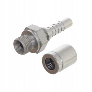 Rosfix Clamping za Visokotlačne Cevi – g1/4 m DN6 | Jekleni Vtič 12,3 X 16 X 27 mm | za Šobe Kanalizacije