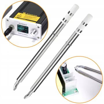 Rosfix Set Grotov T12 za Terpince – za Spajkanje SMD, 2 Kosi, Up To 120w | za Znake T12