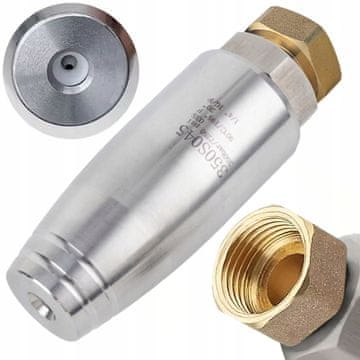 Rosfix Turbodysza Rotacijska Šoba – Nadomestni Del za Visokotlačni Čistilnik Kärcher HD/HDS | 350 bar, INOX, m18