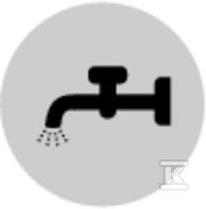 slomart Gumb M22-XDL-W-X16, ploščat, bel objektiv