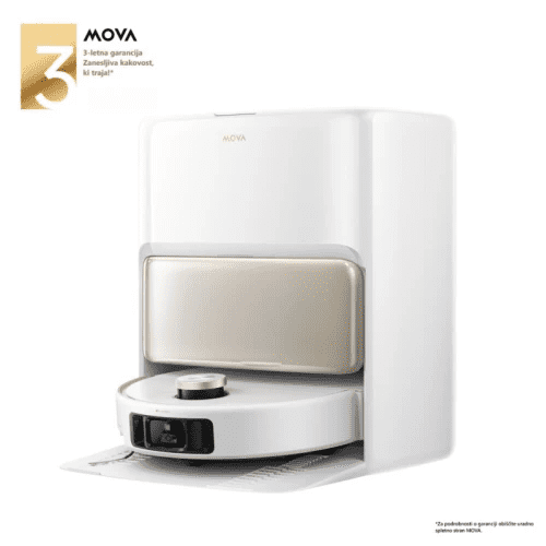 MOVA V50 Ultra z 24.000 Pa sesalno močjo in termičnim mopanjem