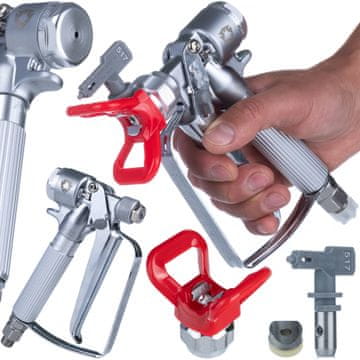 Rosfix UltraSpray MasterJet MJ1 – Brezzračno Brizgalno Popravilo s Hi-Flow Šobo 517 | 3600Psi, 8 l/Min, 1/4"" Navoj