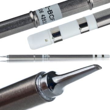 Rosfix T12-BCF1 Spajkalna Konica z Grelnikom – Hitro Segrevanje, Thermopar, 300 °C v 10 s | za T12 Spajkalne Postań | Zamenjava na Vročim