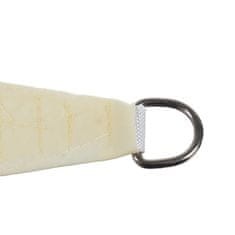 Gardlov Senčno jadro 4x3 m pravokotno za vrt, teraso in balkon, UV zaščita, zračno senčilo iz poliestra 180 g/m², bež jadro proti soncu z montažnimi vrvmi, senčenje za pergolo, kampiranje in dvorišče